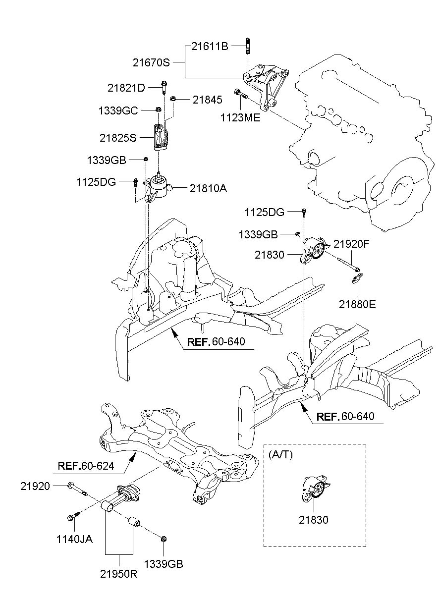 Hyundai Accent Engine Diagrams