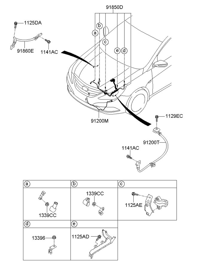 918403Q011 - Hyundai Wiring Assembly - FEM | Wholesale Hyundai Parts