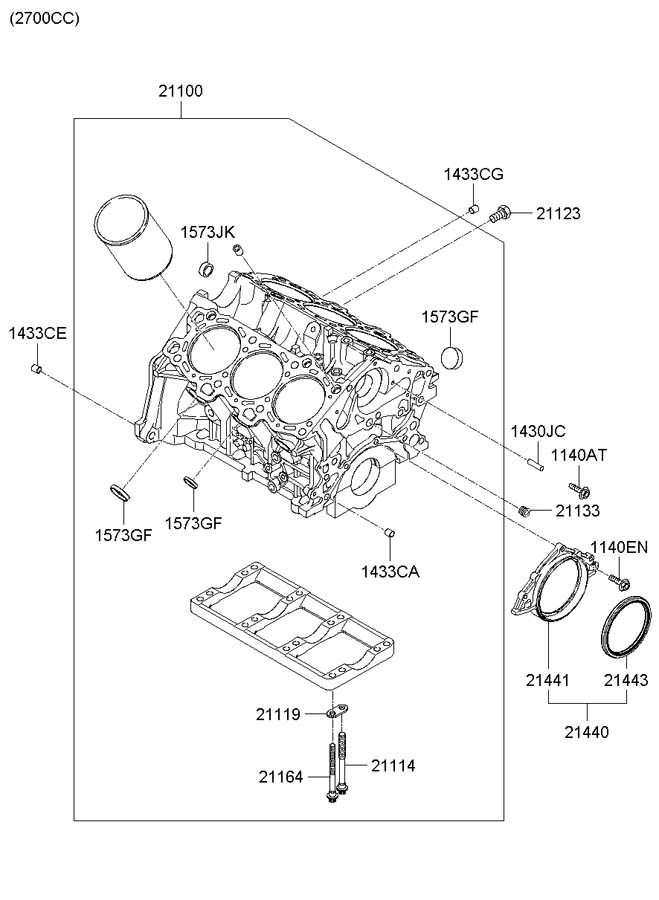 Hyundai Santa Fe Sensor assembly - oil temperature ( h - 392203E110 ...