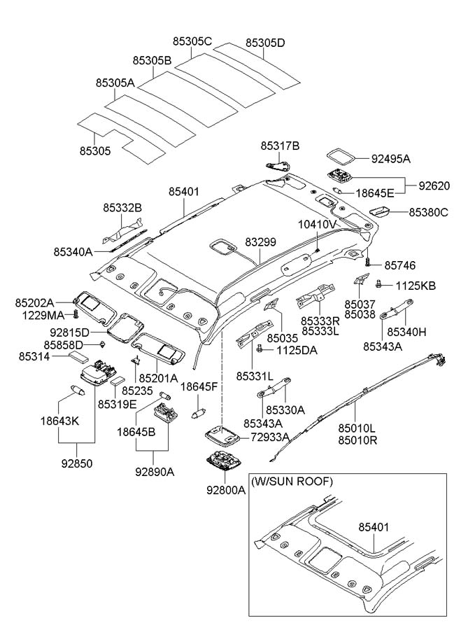 2022 Hyundai Ioniq 5 Clip. Trim. Tray. Package - 858492E000 | Wholesale ...