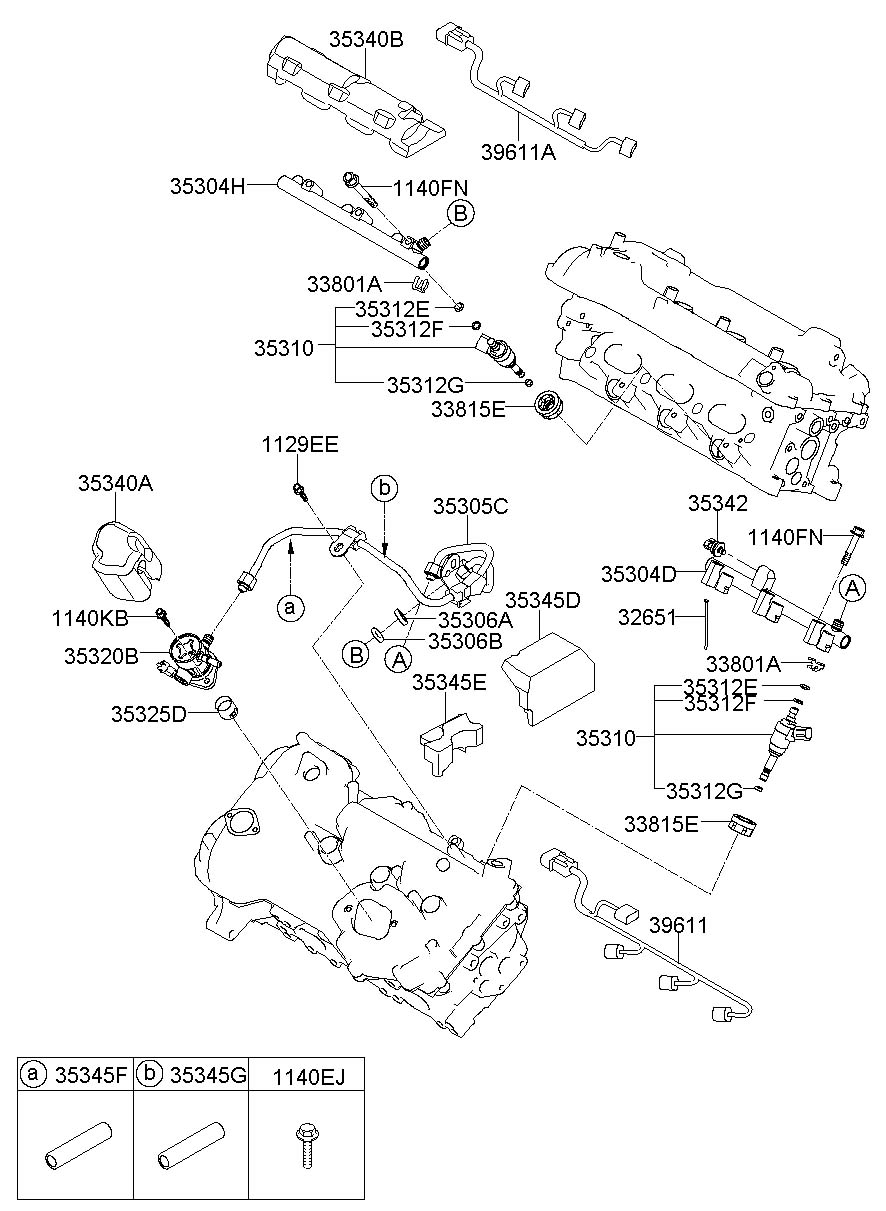 353413C550 - hyundai Fuel Injector Connector (Left) | Wholesale Hyundai ...