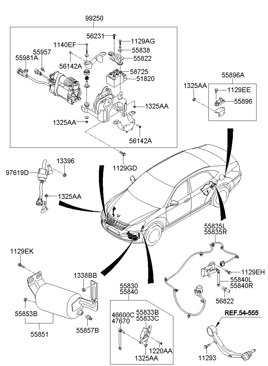 Hyundai Equus Air Suspension Fuse Location