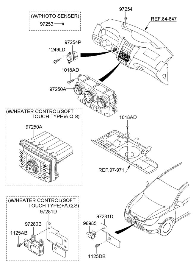 Hyundai Veracruz Cabin Air Temperature Sensor. Humidity, CONFULL