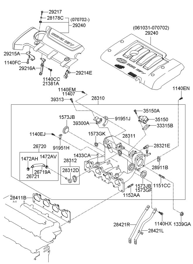 Hyundai Elantra Engine Diagram