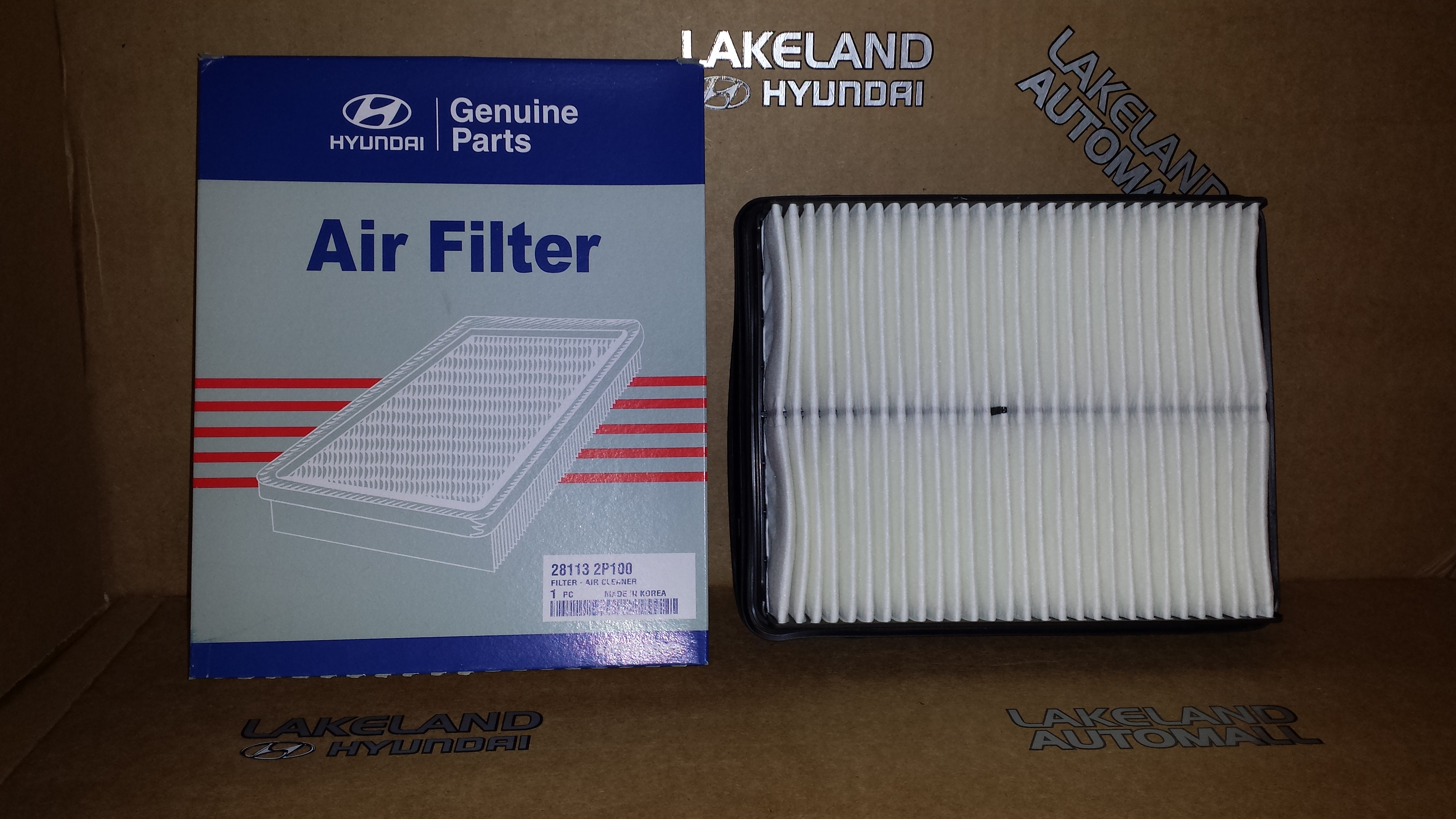 281132P100 - Hyundai Filter. Air. Cleaner. Element | Wholesale Hyundai ...