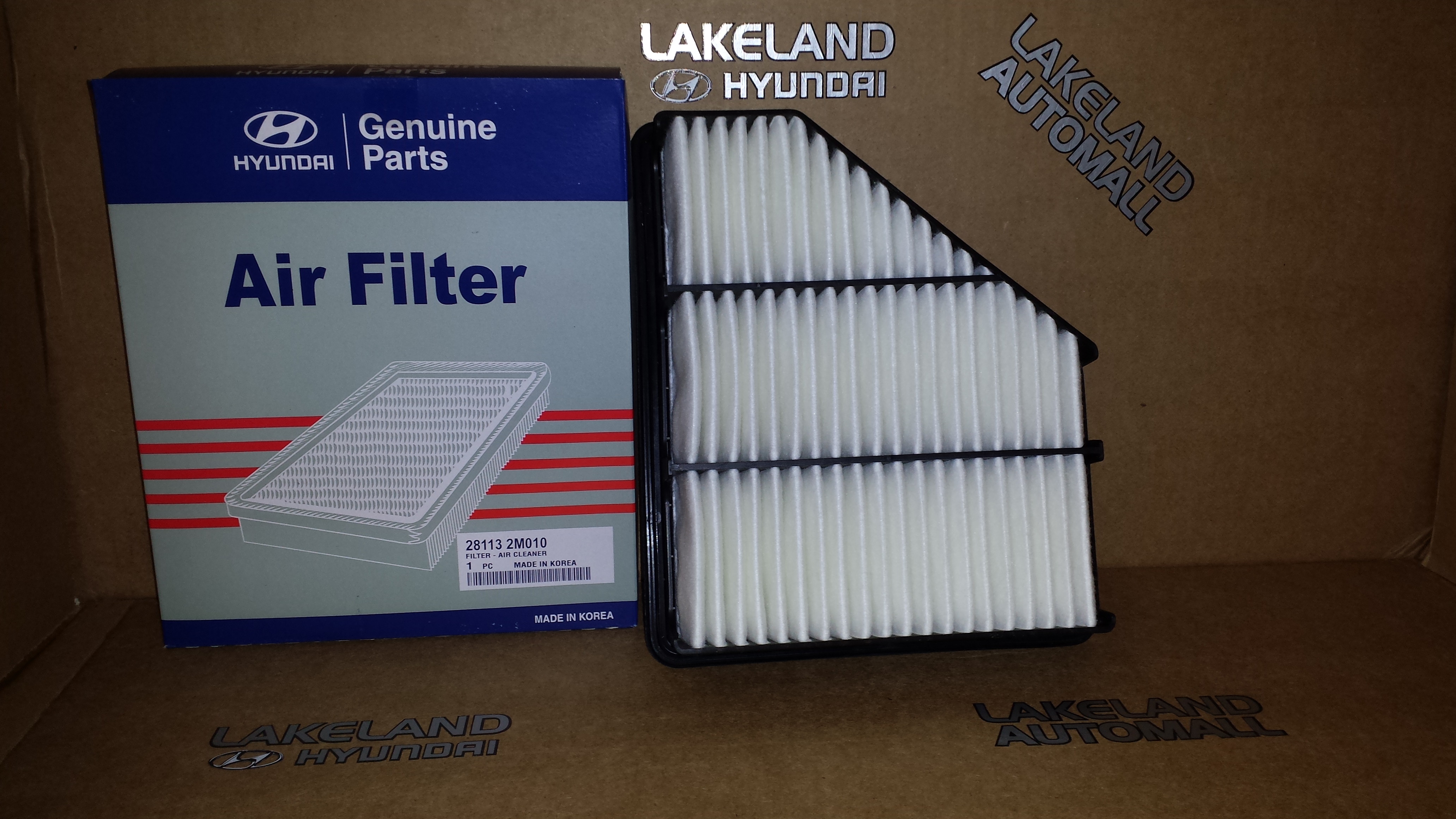 281132M010 - Hyundai Air Filter. 3.8 LITER, 2010-2012. Genesis Coupe; 3 ...