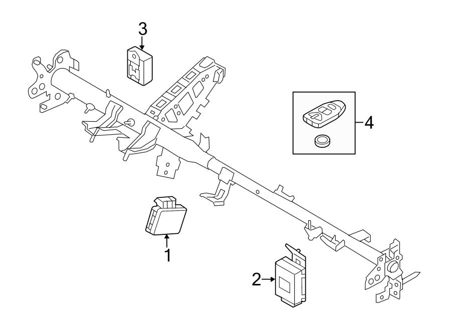 954301R300 - Hyundai Keyless Entry Transmitter. Accent. MODULES