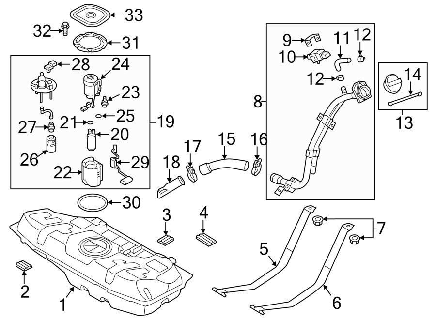 Hyundai Veloster Fuel Tank Vent Hose 310712v500 Wholesale Hyundai Parts Lakeland Fl 5865