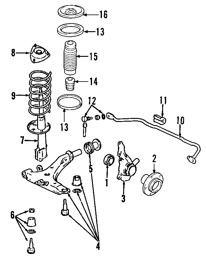 Control Arm Diagram Hyundai Genesis Coupe