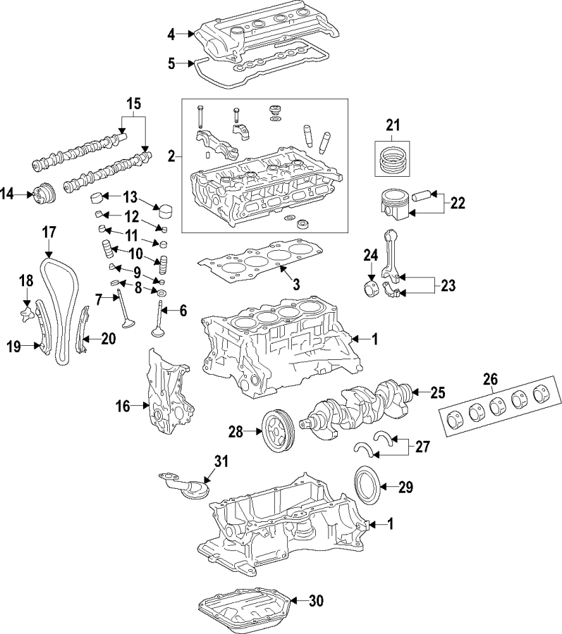 Hyundai Kona Engine Piston Ring - 230402BCA0 | Wholesale Hyundai Parts ...